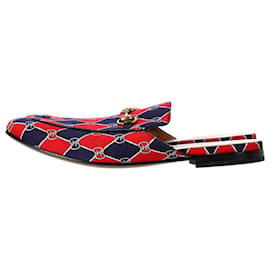 Gucci-Gucci King's Harlequin Bit Loafer In Multicolor Nylon-Other,Python print