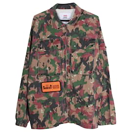 Supreme-Supreme Sunset Memorial Service Camo-Jacke aus mehrfarbiger Baumwolle-Mehrfarben