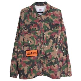 Supreme Sunset Memorial Service Camo Jacket in Multicolor Cotton Other Python print