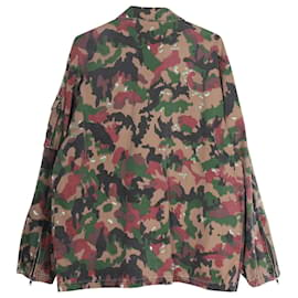 Supreme-Supreme Sunset Memorial Service Camo Jacket in Multicolor Cotton-Multiple colors