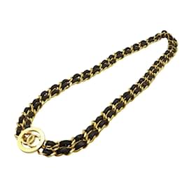 Chanel-CC Chain Belt-Black