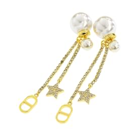 Dior-Boucles d'oreilles pendantes Tribales E1270Tricy-Doré