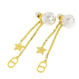 Dior-Boucles d'oreilles pendantes Tribales E1270Tricy-Doré