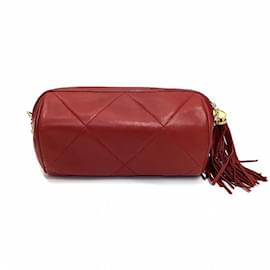 Chanel-CC Timeless Crossbody Bag-Red