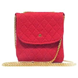 Chanel-Mini sac à bandoulière intemporel CC-Rouge
