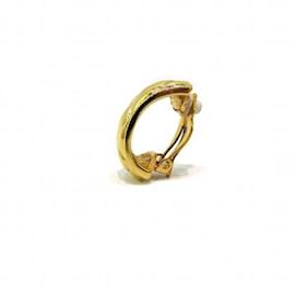 Chanel-Matelasse Vintage Clip On Earrings-Golden