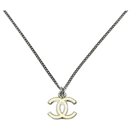 Chanel-CC Chain Necklace-White