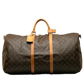 Louis Vuitton-Monogramme Keepall 60 Bandoulière M41412-Marron