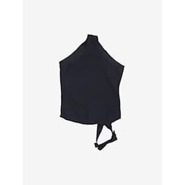 Zimmermann-Black one-shoulder one-piece swimsuit-Black
