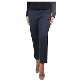 Miu Miu-Blue tailored wool trousers - size UK 12-Blue