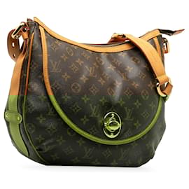 Louis Vuitton-Louis Vuitton Brown Monogram Tulum GM-Brown
