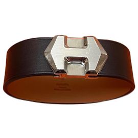 Black Hermès super H bracelet Black