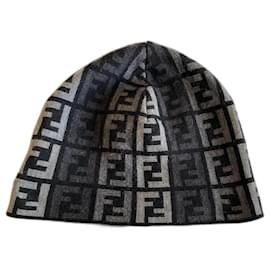 Fendi-Hats Beanies-Black,Grey,Dark grey