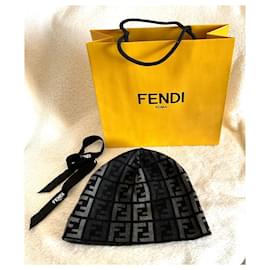 Fendi-Hats Beanies-Black,Grey,Dark grey