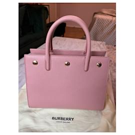 Burberry-Burberry Mini Title Bag Rosa rubor-Rosa