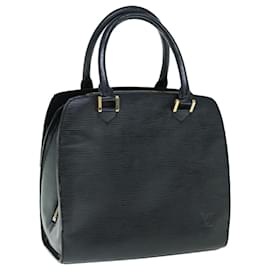 Louis Vuitton-LOUIS VUITTON Epi Pont Neuf Hand Bag Black M52052 LV Auth ep2563-Black