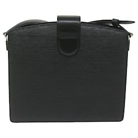 Louis Vuitton-LOUIS VUITTON Epi Capuchin Shoulder Bag Black M52342 LV Auth ep2696-Black
