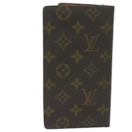Louis Vuitton-LOUIS VUITTON Monogram Porte Shekie Cartes Credit Cartera larga M62225 Auth th4397-Monograma