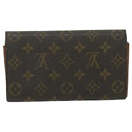 Louis Vuitton-LOUIS VUITTON Monogram Pochette Porte Monnaie Credit Wallet M61725 Auth ep2781-Monogram