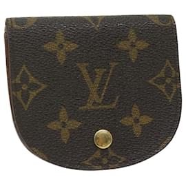 Louis Vuitton-Moeda LOUIS VUITTON Monograma Porte Monnaie Guze M61970 LV Auth th4399-Monograma