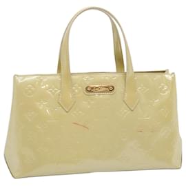 Louis Vuitton-LOUIS VUITTON Monogram Vernis Wilshire PM Hand Bag Broncorail M91452 auth 61877-Other
