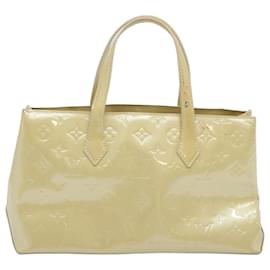 Louis Vuitton-LOUIS VUITTON Monogram Vernis Wilshire PM Hand Bag Broncorail M91452 auth 61877-Other