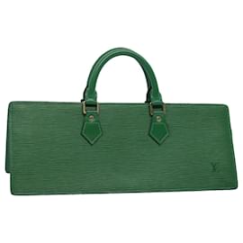 Louis Vuitton-LOUIS VUITTON Epi Sac Triangle Hand Bag Green M52094 LV Auth 62214-Green