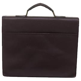 Louis Vuitton-LOUIS VUITTON Taiga Serviette Moskova Business Bag Acajou M30036 LV Auth bs10762-Other