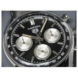 Tag Heuer-TAG HEUER Carrera Chronograph 39 MM Calibre TH20-00 Genuine goods Mens-Silvery