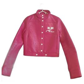 Courreges giacca iconica a vento Fuschia