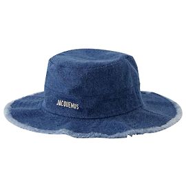 Le Bob Artichaut Bucket Hat - Jacquemus - Cotton - Blue Denim Blue