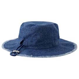 Jacquemus-Cappello da pescatore Le Bob Artichaut - Jacquemus - Cotone - Denim blu-Blu