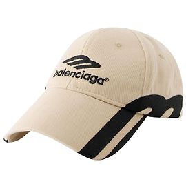 3b Boné - Balenciaga - Algodão - Bege Marrom Bege