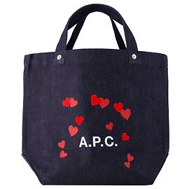 Apc Sac cabas Thais Mini Blondie - A.P.C. - Coton - Bleu Bleu