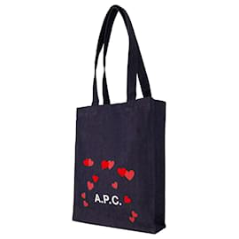Apc-Lou Blondie Shopper Bag - A.P.C. - Cotton - Blue-Blue