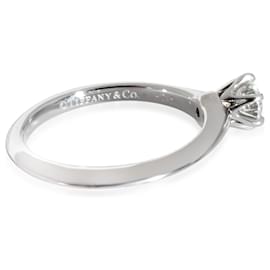 Tiffany & Co-TIFFANY & CO. Diamond Engagement Ring in Platinum G VS1-Silvery,Metallic