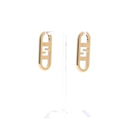 Fendi-FENDI  Earrings T.  gold plated-Golden