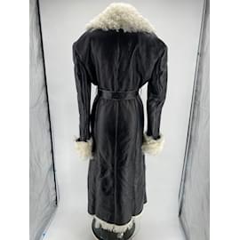 Magda Butrym-MAGDA BUTRYM  Coats T.fr 34 leather-Black