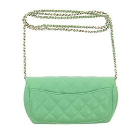 Chanel-CHANEL  Handbags T.  leather-Green