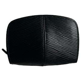 Louis Vuitton-Monederos, carteras, casos-Negro