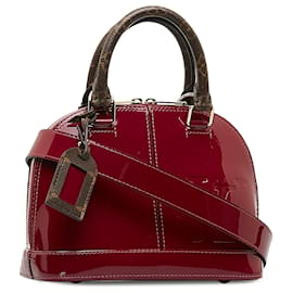 Louis Vuitton-Louis Vuitton Rouge Vernis Miroir Alma BB-Autre