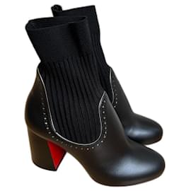 Christian Louboutin-Sockies ankle boots-Black