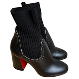 Christian Louboutin-Stivaletti Sockies-Nero