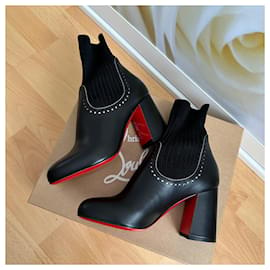 Christian Louboutin-Sockies ankle boots-Black