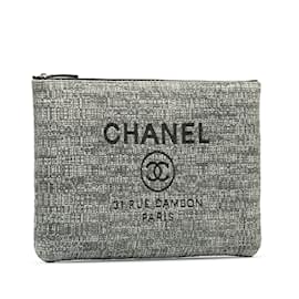 Chanel-Pochette grise Chanel Deauville O Case-Autre