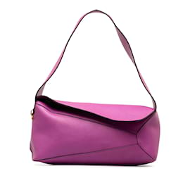 Loewe-Purple Loewe Puzzle Shoulder Bag-Purple
