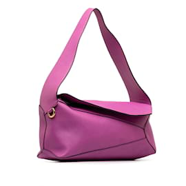 Loewe-Purple Loewe Puzzle Shoulder Bag-Purple