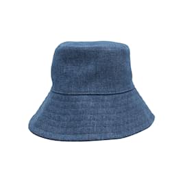 Loro Piana-Chapéu Bucket Jeans Loro Piana de Lavagem Média Tamanho M-Outro