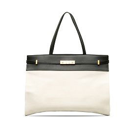 Cabas Manhattan moyen Saint Laurent blanc Blanc