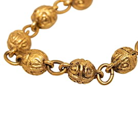 Chanel-Pulseira Chanel CC em Ouro-Dourado
